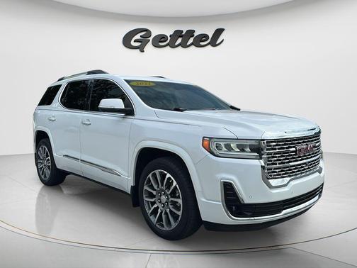White Frost Tricoat 2021 GMC Acadia Denali