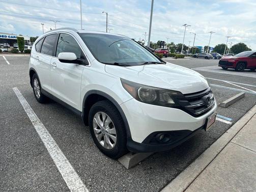 White Diamond Pearl 2013 Honda CR-V EX-L