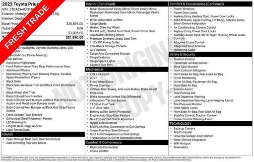 2023 Toyota Prius XLE