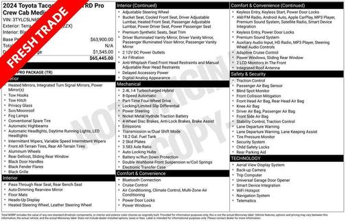 2024 Toyota Tacoma Hybrid TRD Pro