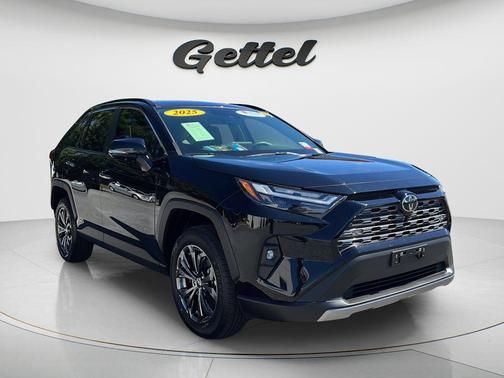 Midnight Black Metallic 2025 Toyota RAV4 Hybrid SE