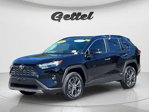Midnight Black Metallic 2025 Toyota RAV4 Hybrid SE