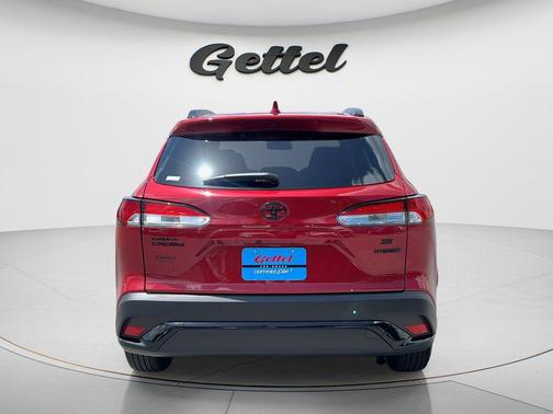Barcelona Red Metallic 2023 Toyota Corolla Hybrid SE