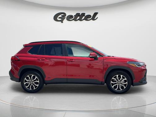 Barcelona Red Metallic 2023 Toyota Corolla Hybrid SE
