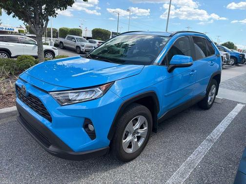 Blue Flame 2021 Toyota RAV4 XLE