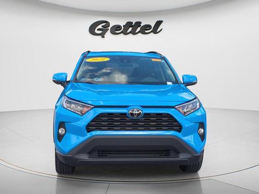 Blue Flame 2021 Toyota RAV4 XLE