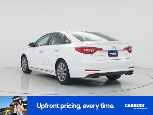 White 2017 Hyundai SONATA Limited