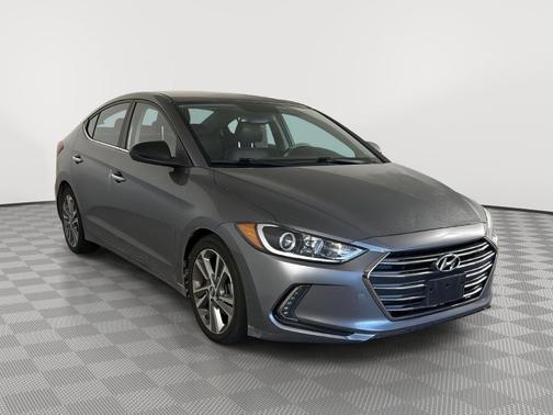 Galactic Gray Metallic 2017 Hyundai ELANTRA Limited