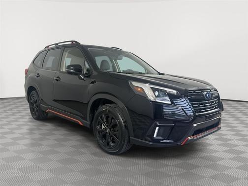 Crystal Black Silica 2023 Subaru Forester Sport