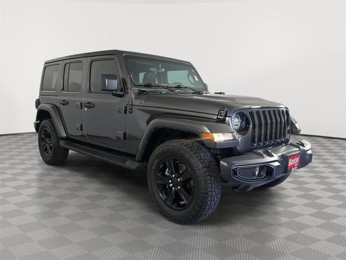 Granite Crystal Metallic Clearcoat 2022 Jeep Wrangler Unlimited Sahara
