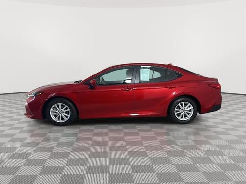 Supersonic Red 2025 Toyota Camry LE