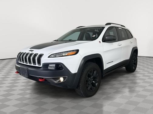 Bright White Clearcoat 2017 Jeep Cherokee Trailhawk
