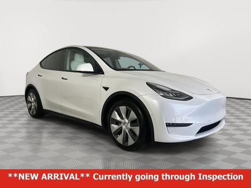 Pearl White Multi-Coat 2021 Tesla Model Y Long Range Dual Motor All-Wheel Drive