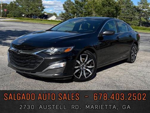 Mosaic Black Metallic 2021 Chevrolet Malibu FWD RS