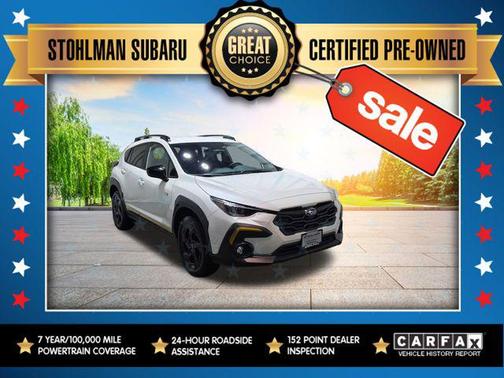 Crystal White Pearl 2025 Subaru Crosstrek Sport