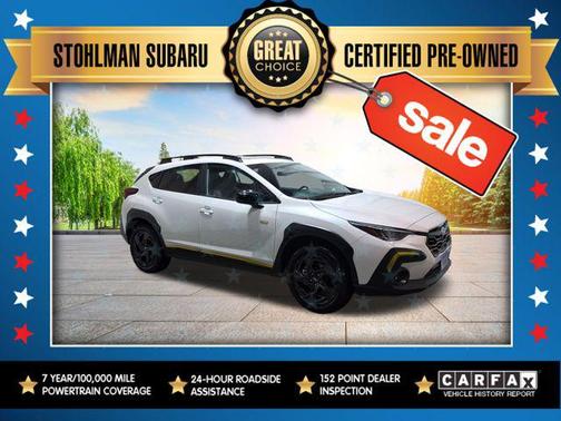 Crystal White Pearl 2025 Subaru Crosstrek Sport