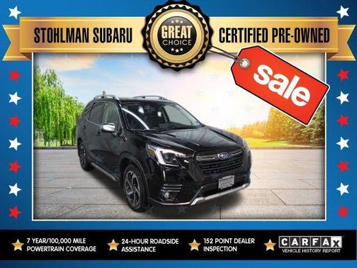 Crystal Black Silica 2022 Subaru Forester Touring