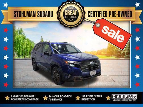 Sapphire Blue Pearl 2025 Subaru Forester Sport