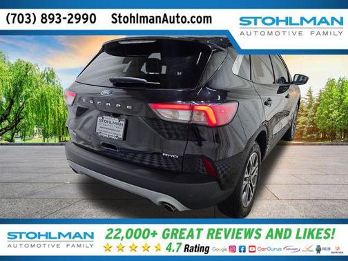 Agate Black Metallic 2020 Ford Escape SEL