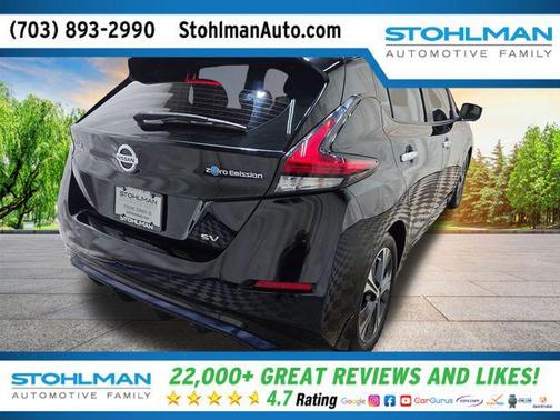Super Black 2020 Nissan Leaf SV 40 kWh