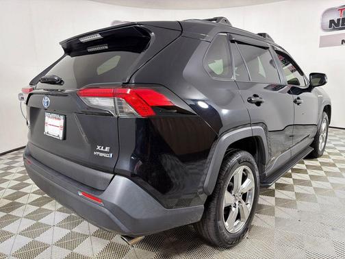 Midnight Black Metallic 2021 Toyota RAV4 Hybrid XLE Premium