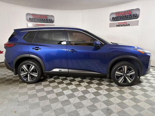 Caspian Blue Metallic 2021 Nissan Rogue Platinum