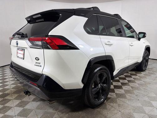 Midnight Black Metallic 2021 Toyota RAV4 Hybrid SE