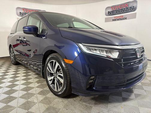 Obsidian Blue Pearl 2021 Honda Odyssey Touring