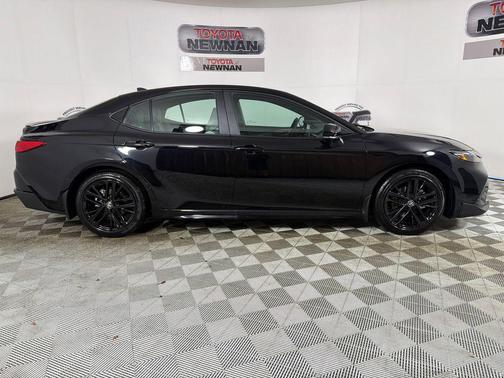 Midnight Black Metallic 2025 Toyota Camry SE