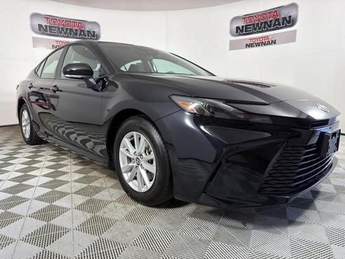 Midnight Black Metallic 2025 Toyota Camry LE