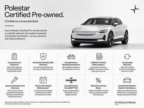 Midnight Metallic 2023 Polestar 2 Long Range Dual Motor Performance Plus