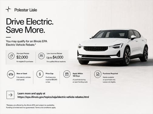 Midnight Metallic 2023 Polestar 2 Long Range Dual Motor Performance Plus