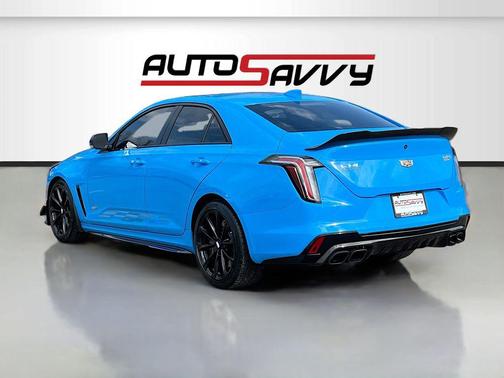 Electric Blue 2023 Cadillac CT4-V V-Series Blackwing