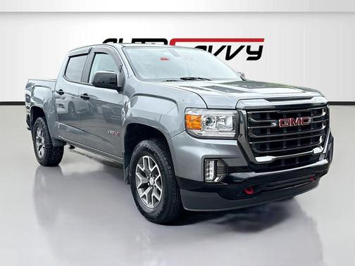 Satin Steel Metallic 2021 GMC Canyon AT4