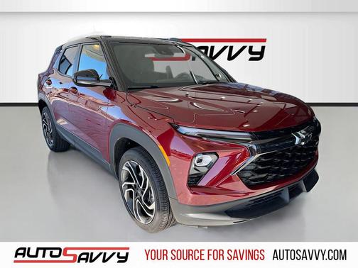 Crimson Metallic 2025 Chevrolet Trailblazer RS