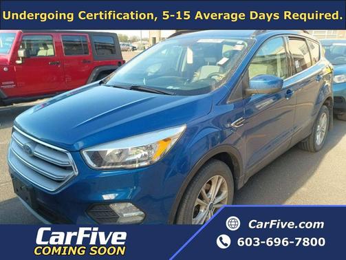 Blue Metallic 2018 Ford Escape SE