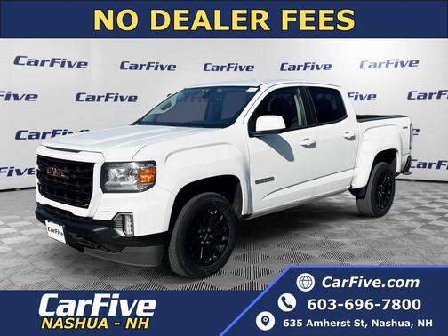 Summit White 2022 GMC Canyon Elevation