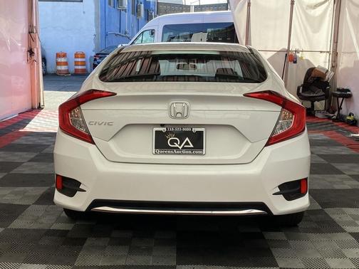 Platinum White Pearl 2020 Honda Civic LX