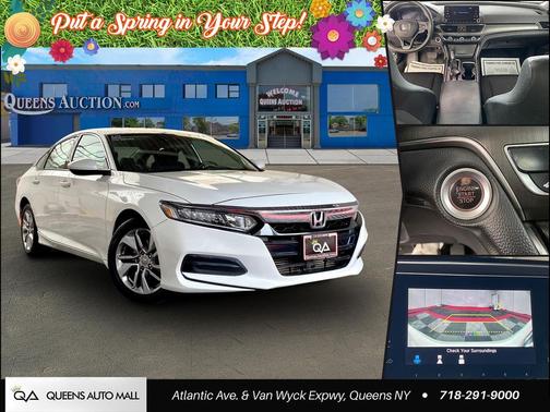 Platinum White Pearl 2018 Honda Accord LX