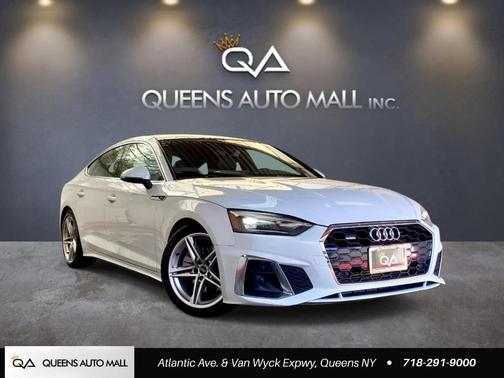 Glacier White Metallic 2021 Audi A5 45 S line Premium
