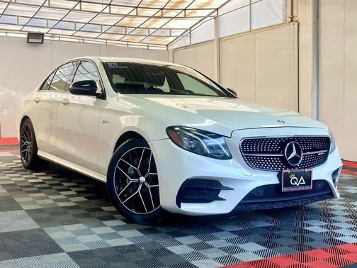 designo Diamond White Metallic 2017 Mercedes-Benz AMG E 43 4MATIC Sedan