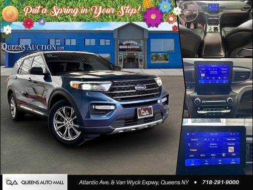 Blue Metallic 2020 Ford Explorer XLT