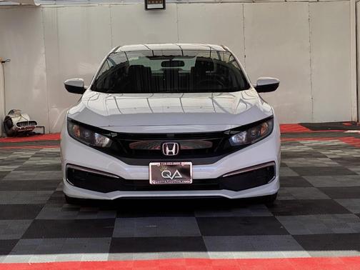 Platinum White Pearl 2020 Honda Civic LX