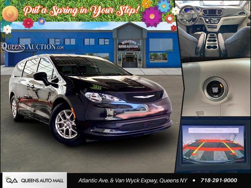 Brilliant Black Crystal Pearlcoat 2022 Chrysler Voyager LX