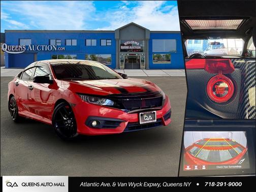 Rallye Red 2017 Honda Civic EX Sedan