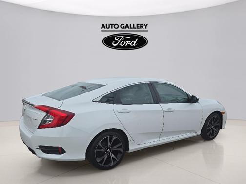White Orchid Pearl 2019 Honda Civic Sport