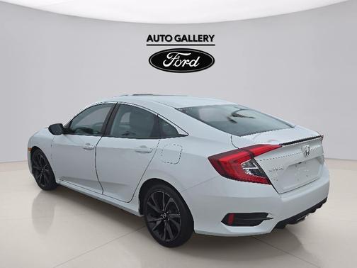 White Orchid Pearl 2019 Honda Civic Sport