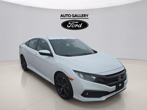 White Orchid Pearl 2019 Honda Civic Sport
