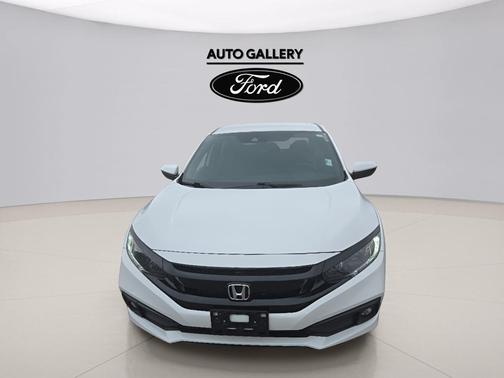 White Orchid Pearl 2019 Honda Civic Sport