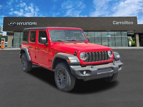 Firecracker Red Clearcoat 2025 Jeep Wrangler Sport S